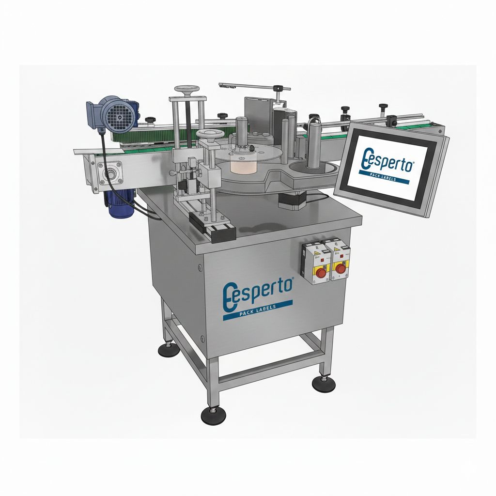 ESP-EKO (140/250) Yuvarlak Ürün Sarma Etiketleme Makinesi